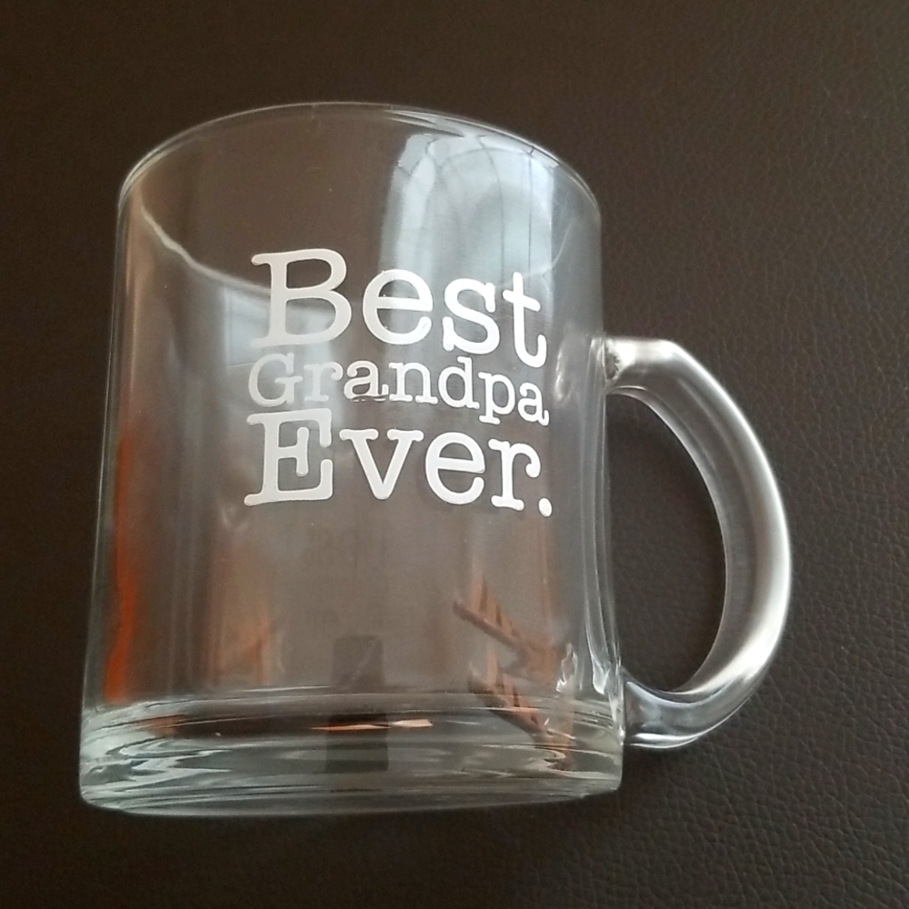 Best Grandpa Ever. Glass mug